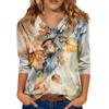Blouse For Women Dressy 3/4 Long Sleeve Shirts Business Casual Outfit Tops