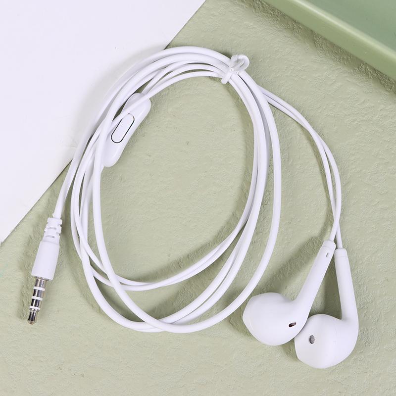 

U19 Гладкая поверхность проводные наушники супер бас 3.5 мм наушники со встроенным микрофоном руки шумоподавляющие наушники музыкальная гарнитура белый