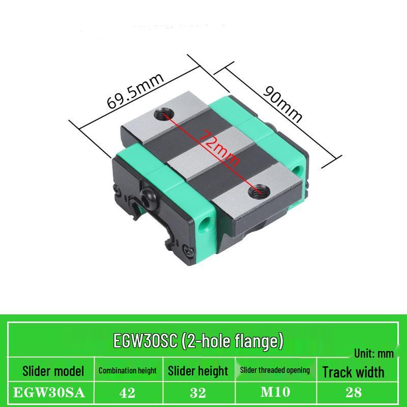 Precision Linear Guide Block Assembly EGH/EGW Series (15-65) CA SC