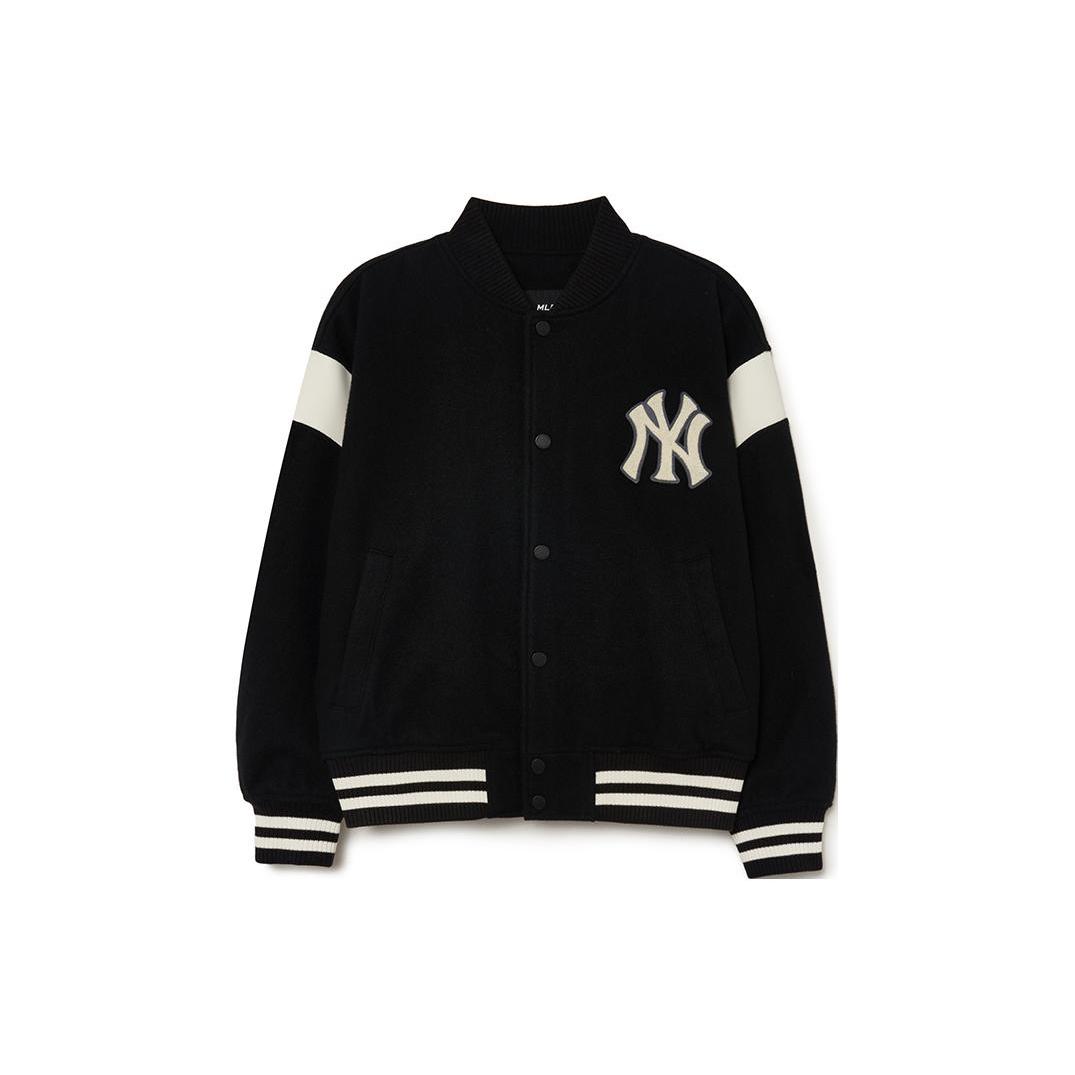 

New MLB College Style Series Baseball Jacket Unisex Black 3AJPV0934-50BKS XS