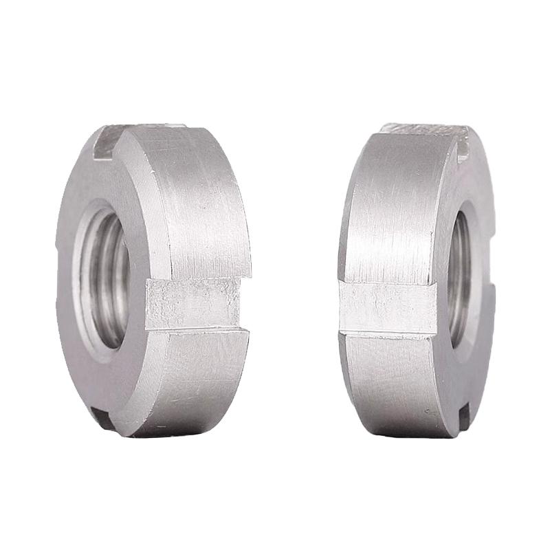 Stainless Steel 304 GB812 Slotted Round Cap Nut Fine Thread Locknut