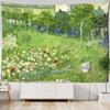 Natures Canvas Tapestry  Lush Forest  Vibrant Fields  Unique Wall Art for Home Decor Living Room  Art Lover Gift