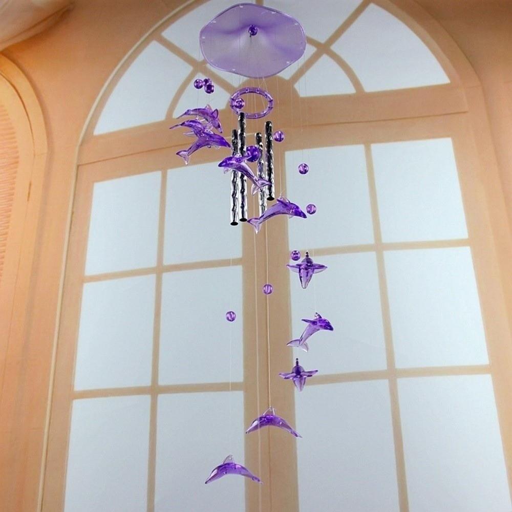 Metal Tubes Butterfly Wind Chime Star Garden Wind Chimes Window Ornaments Christmas