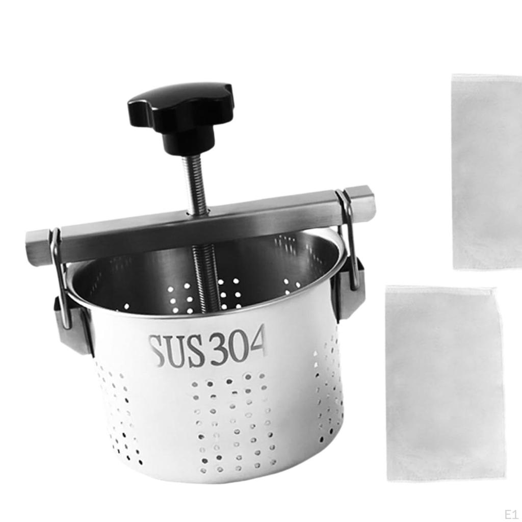 Nadziewarka do warzyw Ręczna wyciskarka Solidna stal nierdzewna Narzędzie do dehydracji kuchennej Prasa do smalcu