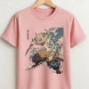 Demon Slayer Japanese Anime 2026 Summer New100cotton Tshirt  Inosuke Hashibira Pattern Unisex Y2K Short Sleeves Loose Shirt