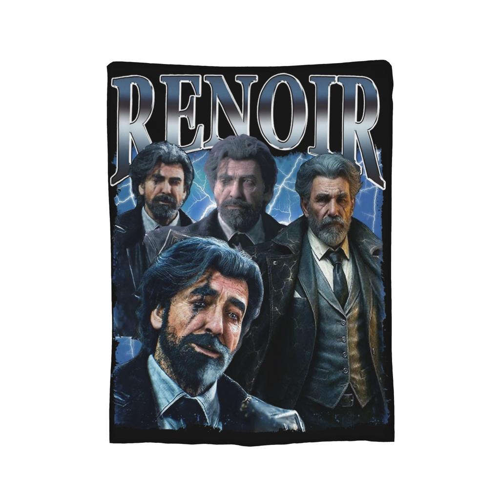 Esquie Clair Obscur Expedition 33 Tarot Card Blanket Fleece Printed   Warm Throw Blankets for Bedding Travel Bedding Throws