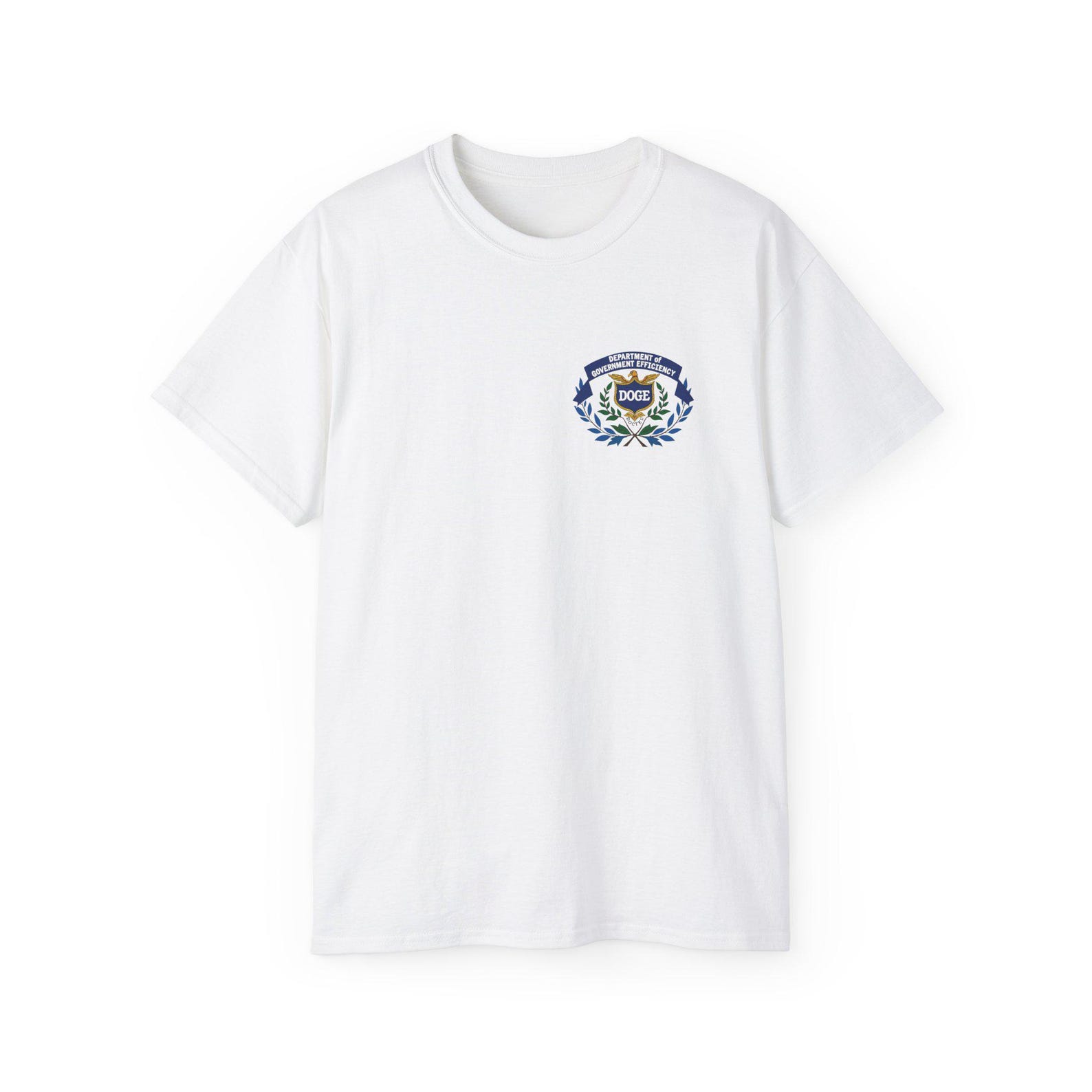 Department of Government Efficiency Agency Regal Seal DOGE Elon Musk Vivek Politics Political Meme Unisex Cotton T shirt M