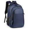 Large-capacity backpack - laptop backpack with padded shoulder straps and side pockets - black backpack