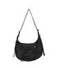 Iugamakaras Nylon Strap Hobo Bag (Black)