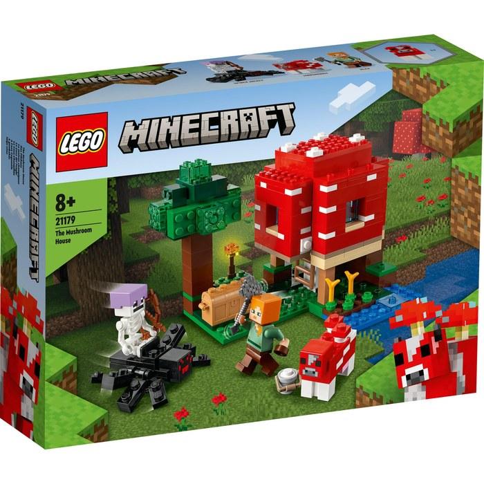 LEGO Minecraft Mushroom House 21179, Multicolor