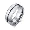 Anello Apribottiglia in Acciaio al Tungsteno 8mm Gioiello da Uomo alla Moda Accessorio di Moda Resistente