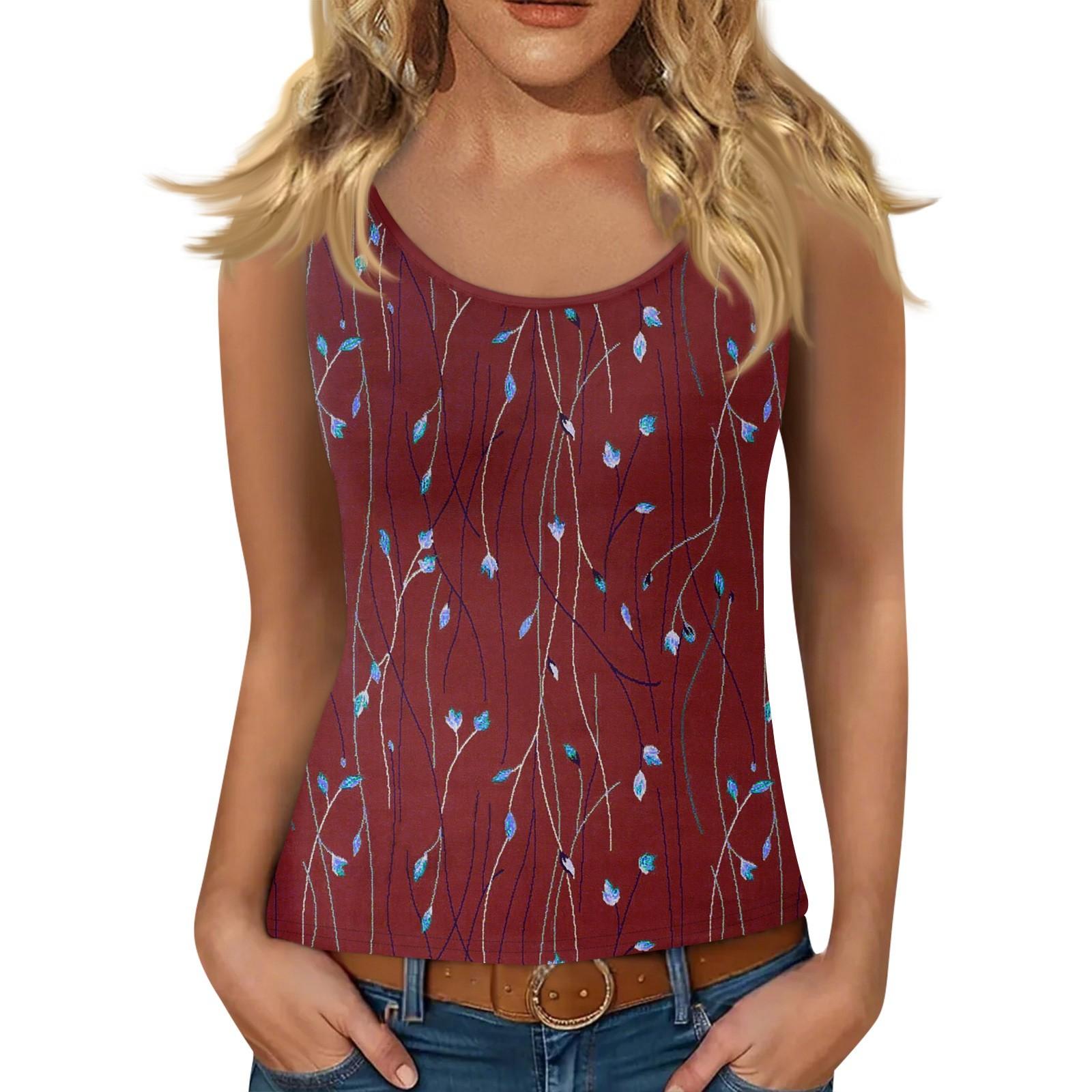 

Женский жилет без рукавов с глубоким вырезом, футболка с U-образным вырезом, подтяжки XL винный