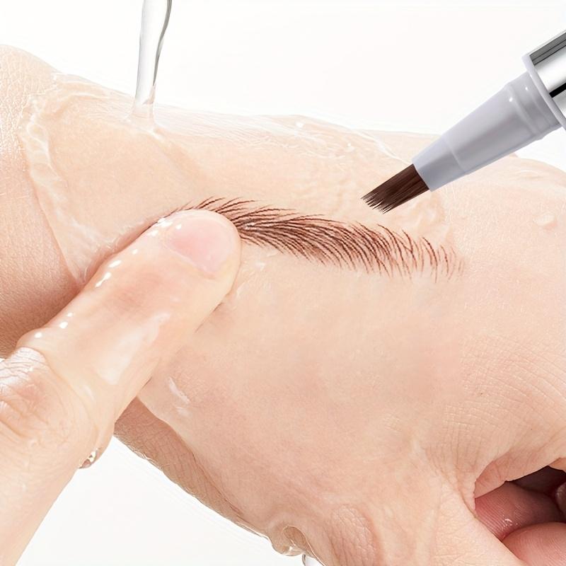 1PC soft and quick-drying water-based eyebrow pencil, fashionable and smart eyebrows, long-lasting waterproof, super fast drying, instant setting