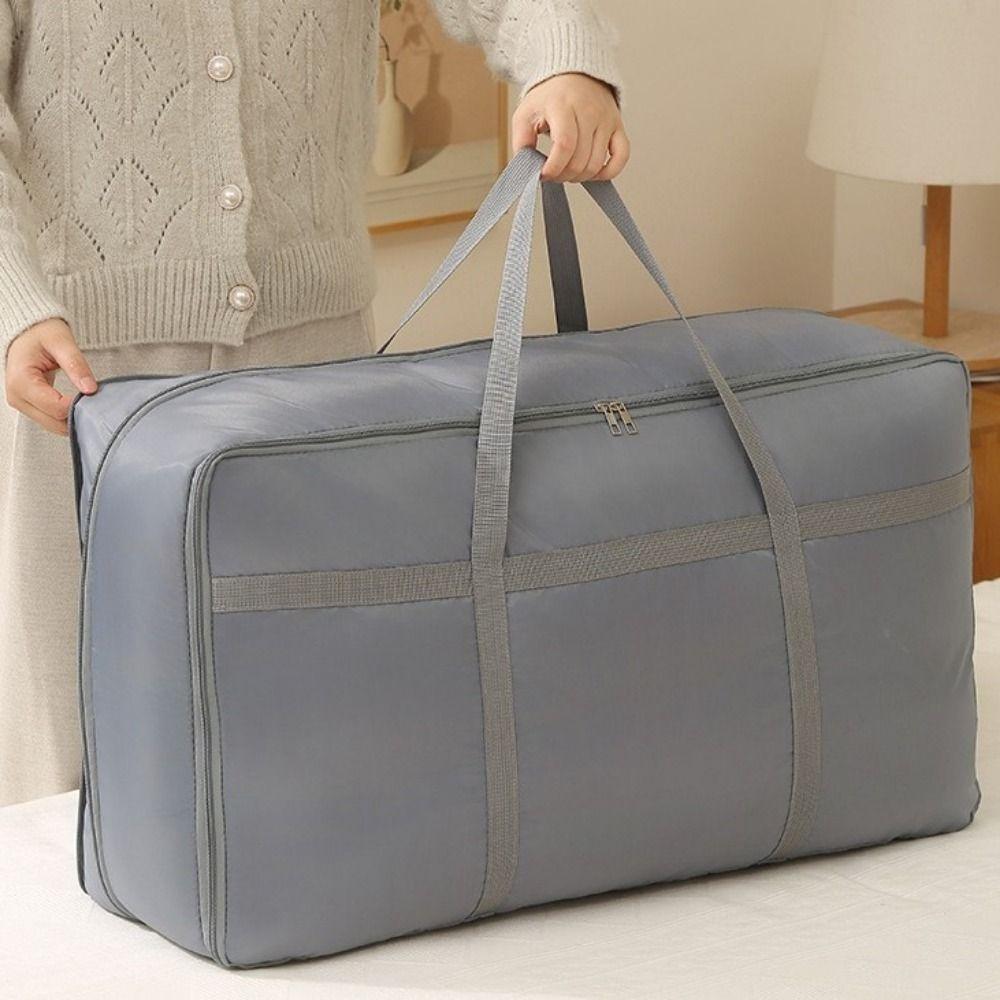 Large Capacity Expandable Storage Bag Folding Save Space Compression Storage Bags with Zipper Down Jacket Organizer Travel