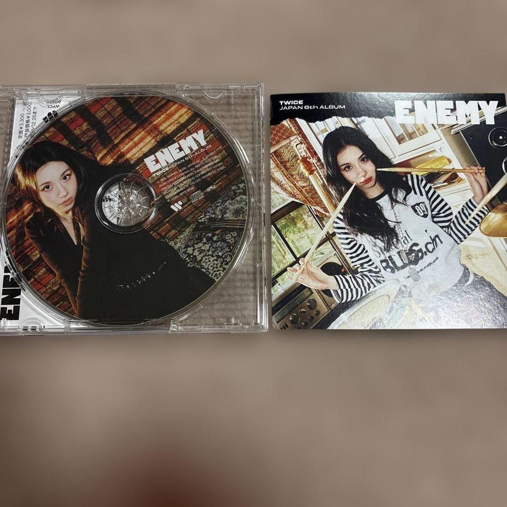 [USED] TWICE Chaeyoung ENEMY Solo Trading Card Unplayed CD