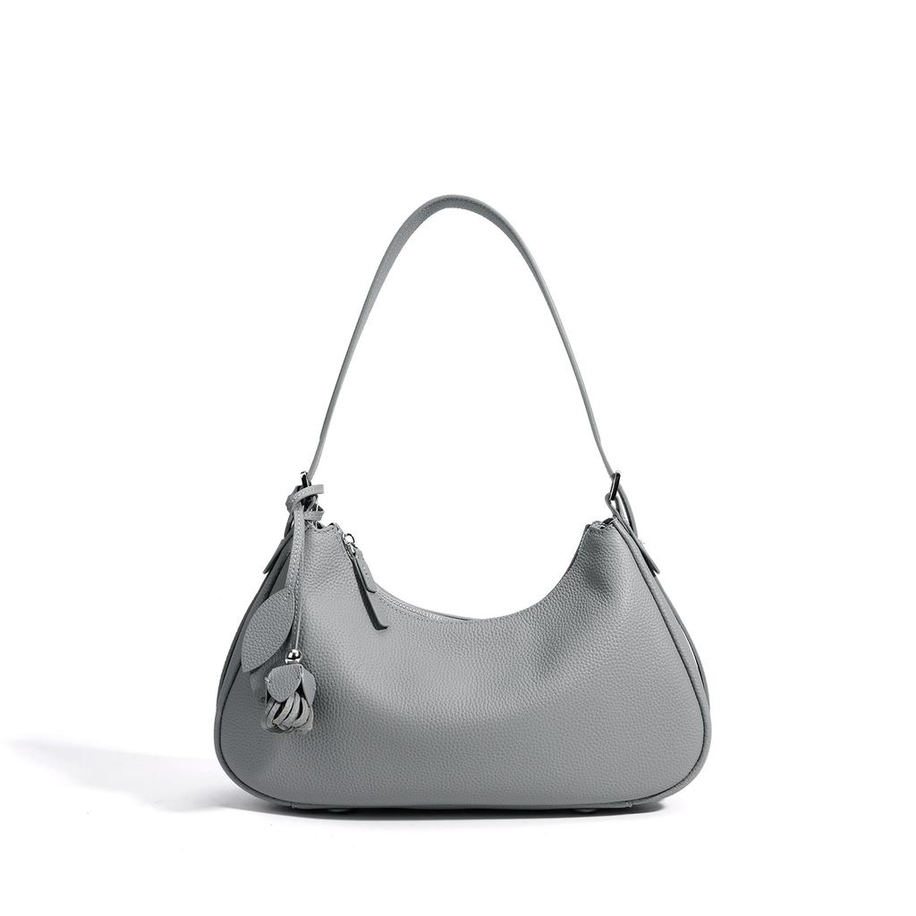2026 New Arrival Women Crescent Underarm Bag Niche Minimalist Candy Color Single Shoulder Handbag Purse