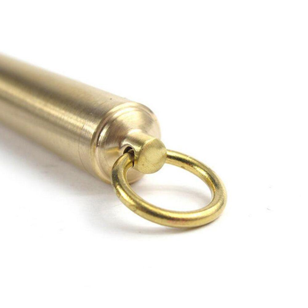 Key Chain Delicate Hot Sale Waterproof Box Capsule Brass Holder Medicine Pill Bottle Outdoor