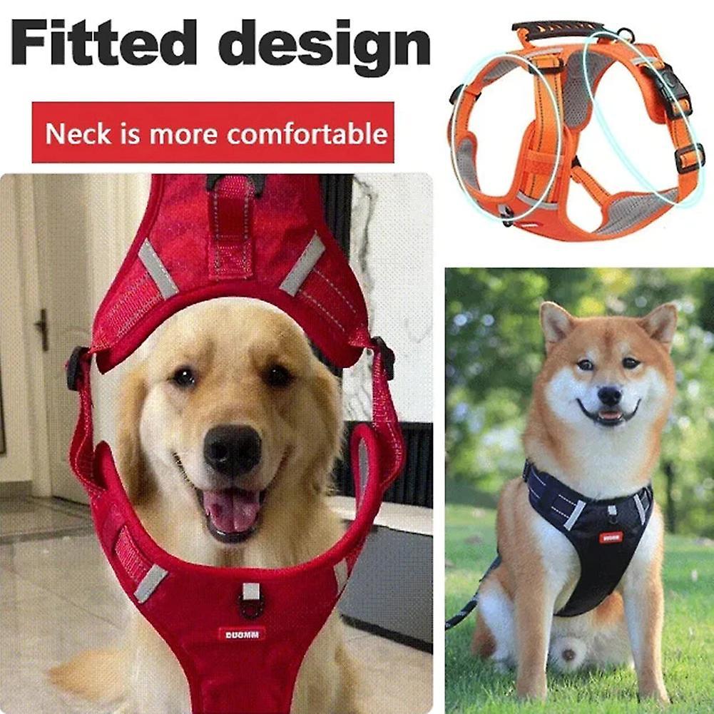 High Gloss Reflective Dog Harness with Buckle Breathable Dogs Pet Leash Pet Dogs Supplies