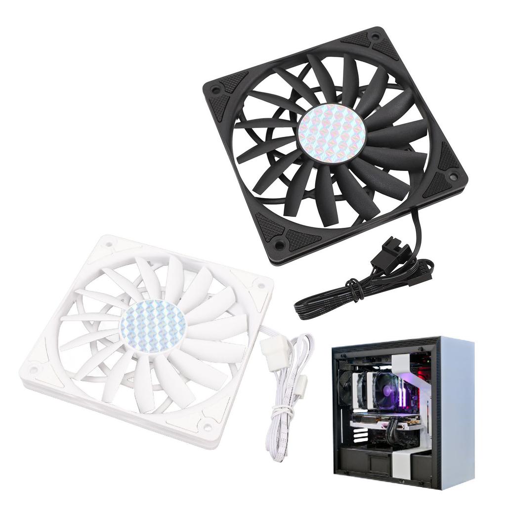120mm 4pin PWM Case Fan MFDB Dynamic Pressure Bearing 500RPM to 1800RPM PC Cooling Fan for Computer