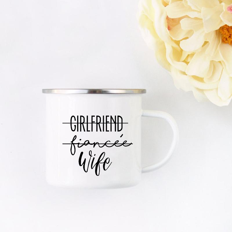 Wifey Hubby Mugs Mr and Mrs couple Mug Bridal Shower Gifts Wedding bithday gift Mug For Hot Cold Coffee Tea Water Juice