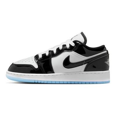 Buty sportowe Air 1 Low SE GS Concord dla dzieci Biało-czarne DV1333-100
