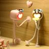 1 Stück Kreatives Cartoon Oktopus Mini Nachtlicht Niedliches Tier Tragbare LED Lampe Lustige Schlafzimmerdekoration Kann als Telefonständer verwendet werden