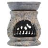 Crocon Soapstone Elephant Design Oil Burner for Meditation Healing Fragrance Spa Office Home Decor Tea Light Candle Stand Holder -7.7X7.7X10 Cm