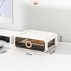 Elegant Vanity Table & Makeup Storage Box with Transparent Drawers