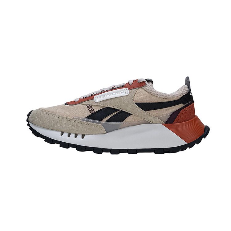 Reebok Cl Legacy W+ Retro Comfortable Versatile Thick Sole Low Top Running Shoes Unisex Sneakers Khaki 100222341