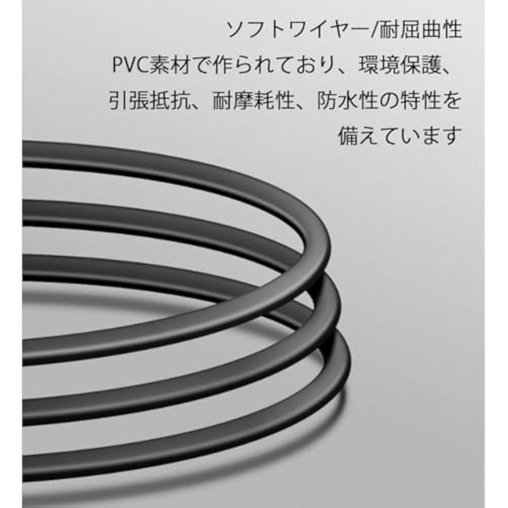 AC Power Cable TV Replacement Audio Fan Power Cable Glasses Cable for PS5/PS4/PS3 Black Multi Pow...