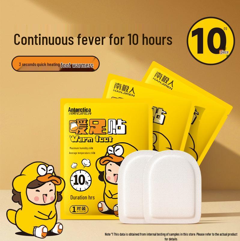

Nanji Ren Self-Heating Foot Warmer Patches - 8 Hours Warmth
