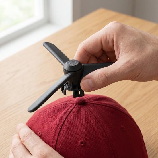 Hat Lightweight Button Spinner Party Hat Propeller Clip Detachable Dragonfly Baseball Cap