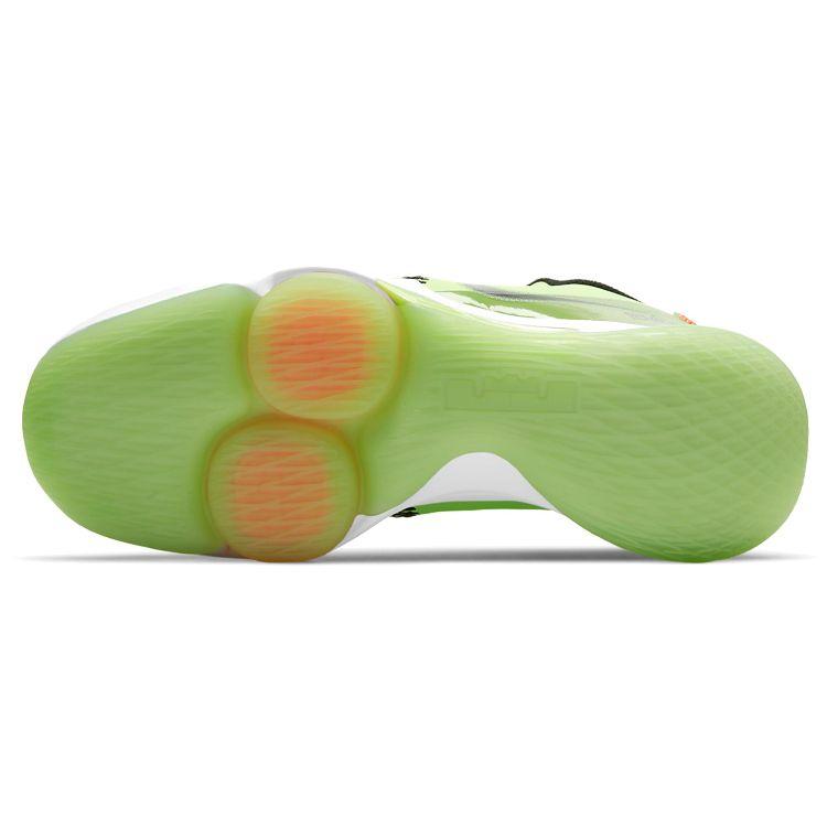 Nike LeBron Witness 5 Grinch Unisex Sneakers Green Lime-Glow Bright-Mango CQ9380-300