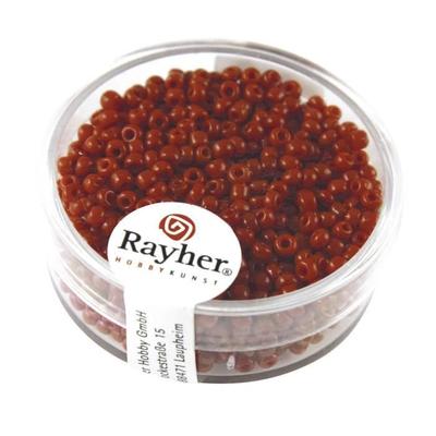 2mm Ø Rote Rocailles Perlen
