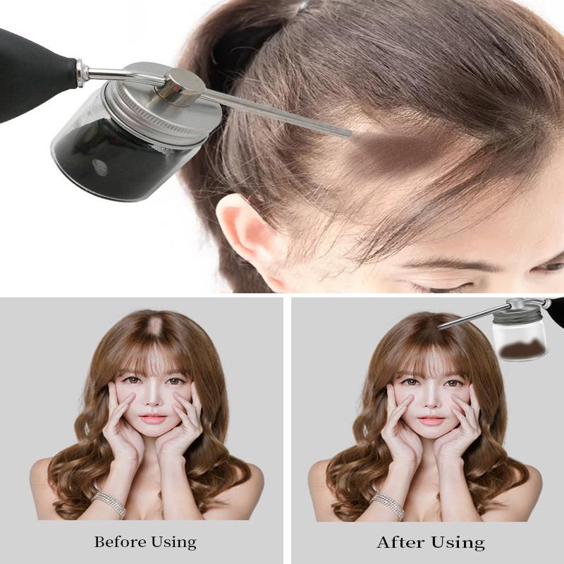 Refillable Barber Powder Spray Bottle Hair Building Fiber Applicator Talc Powder Blower Puffer Tools Salon Accessories