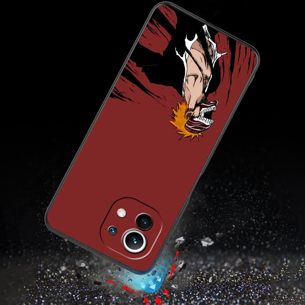 Japanese Anime Bleach Case for Xiaomi Mi 11 Lite 5G 12 Pro Note 10 10T 9 SE 9T 10S 8 A2 Lite CC9 Redmi Note 11 TPU Phone Cover
