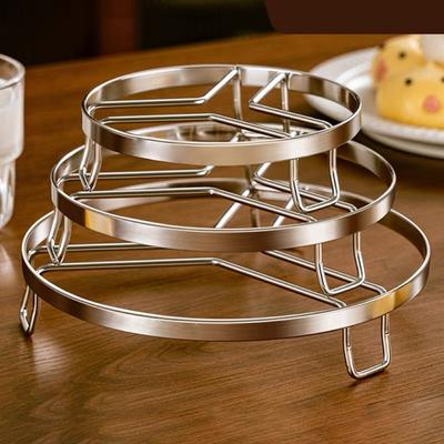 Stainless Steel Steamer Pan Rack Round Pot Rack New Kitchen Tool