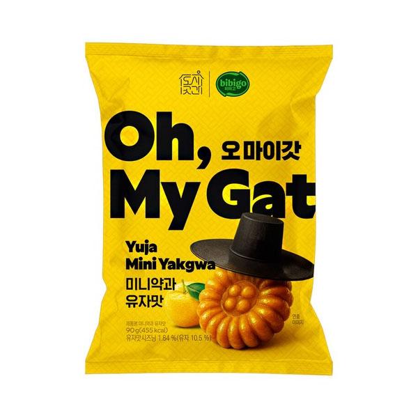 Dosi Gotgan x bibigo Oh My GAT Korean Snack Set (Mini Yakgwa Original + Mini Yakgwa Yuzu + Kimchi Seasoning Popcorn) – 260g