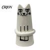 Cute Floral Arrangement Pot Creative Cat Shaped Flower Vase, Minimalist Cartoon Kitten Tabletop Planter for Dried Unique Resin Art Craft Fresh