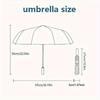 1pc Happy Halloween Automatic 3 Fold Umbrella Design, Cute Cartoon Pattern, Portable Outdoor Umbrella, Perfect, Holiday Gift .Z055