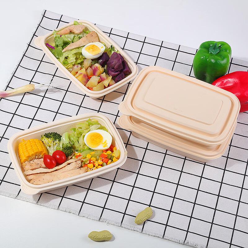 Biodegradable Corn Starch Rectangular Food Container