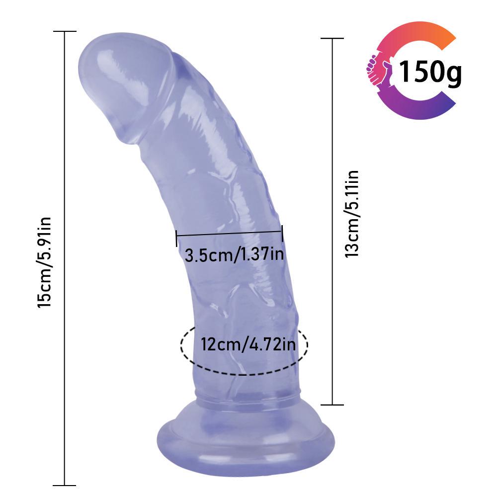 MoDi Dildo realistyczny masażer penisa Dildo pochwy wodoodporne zabawki erotyczne dla dorosłych dla kobiet 13cm