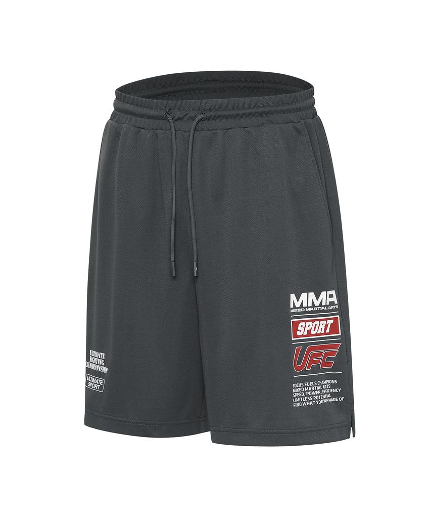 Ufc Sports Ufc Sponsor Relax Fit Shorts Charcoal U4Tpx2306Ch