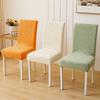 High-elastic Dining Chair Cover Jacquard Backrest Protector Stool Slipcover  for Home Decoration