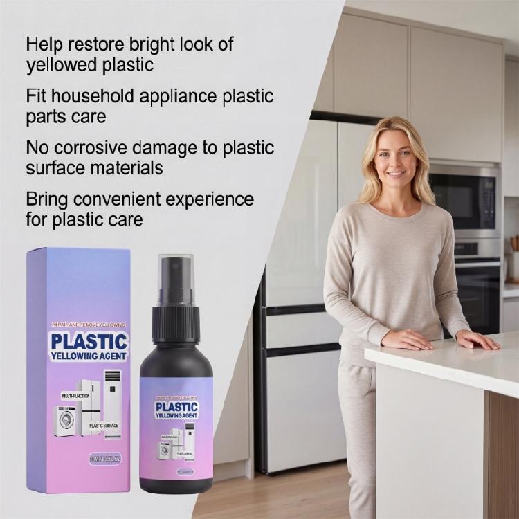 Quick Acting Plastic Stain Removal Agent 50ml Works On Multiple Surfaces for Home Appliances And Toy Color Restoration