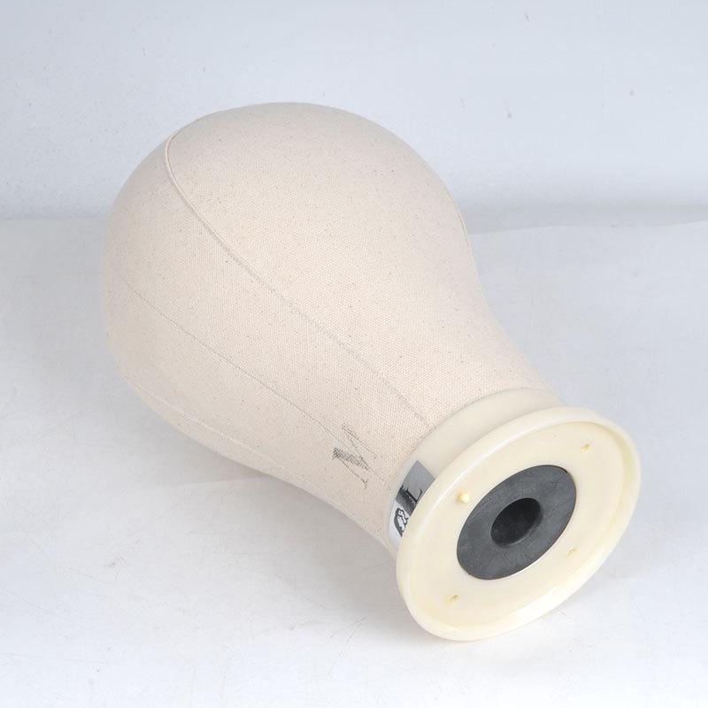 Canvas Cloth Mannequin Head for Wig Styling and Display