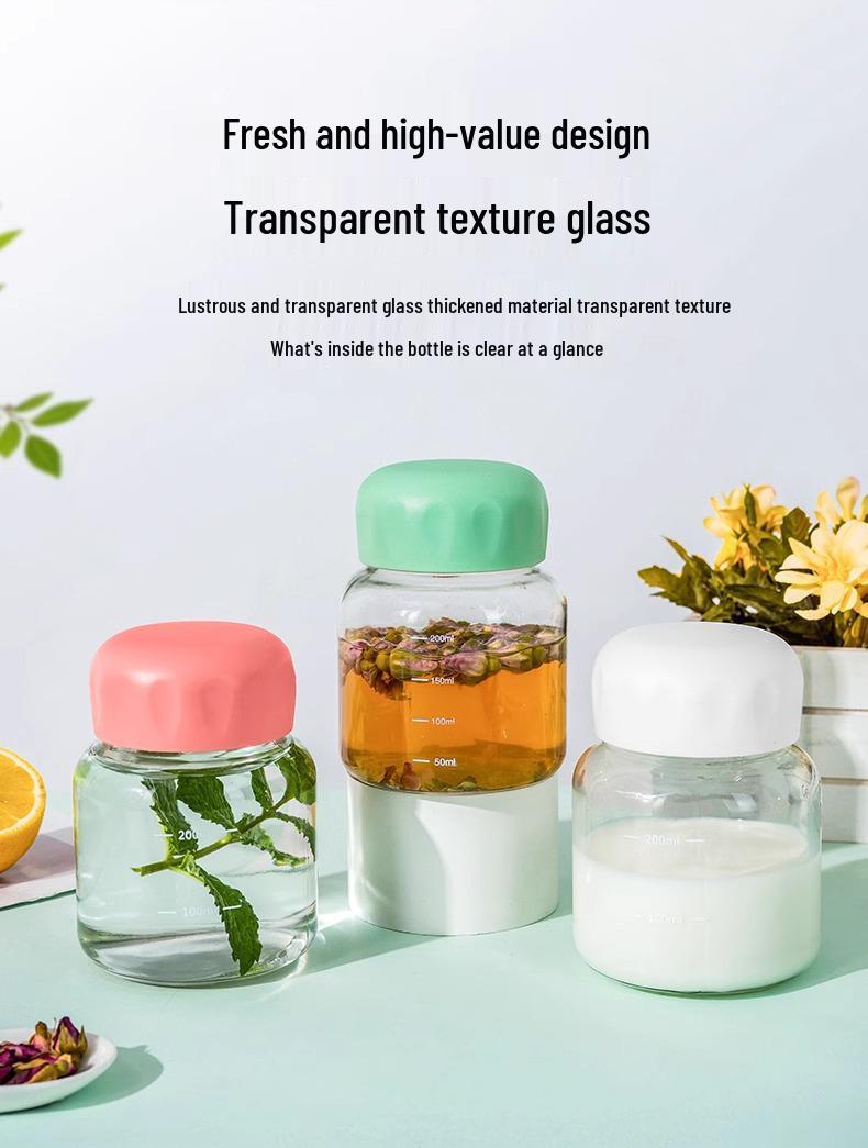 

Chubby Mini Glass Cup, High Temp Resistant for Home Use