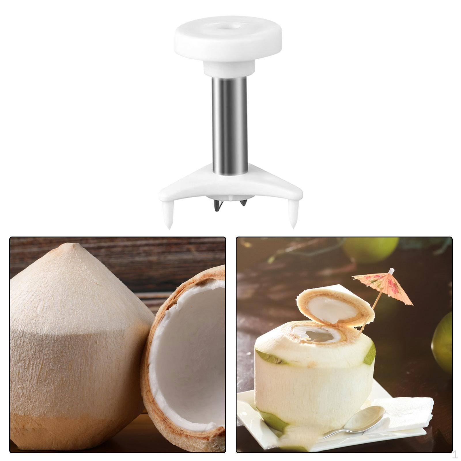 

Дрель для кокоса, инструмент для открывания отверстий в кокосе, инструмент для дробления скорлупы, орех 1pc