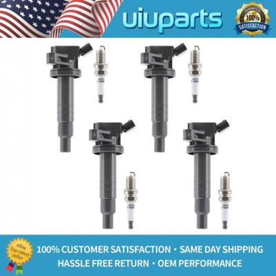 Ignition Coil & Iridium Spark Plug UF247 For 2000-08 Toyota Corolla Celica 1.8L