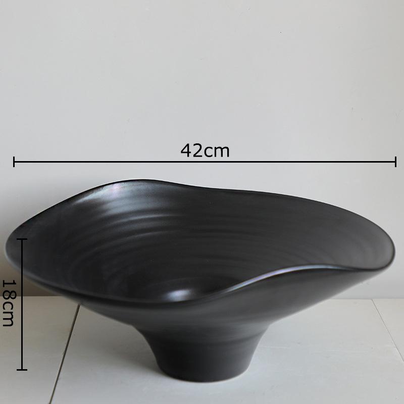 

Large Hat Brim Ceramic Vase Oil Painting Flower Pot Table Decoration Flowers Arrangement Floral Vases Room Aesthetic Decor